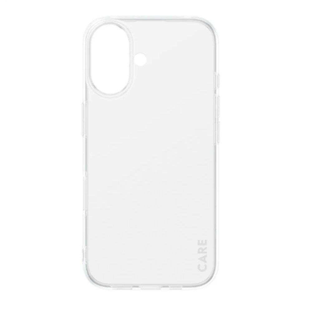 CARE Fashionable Case , Back cover , Apple , iPhone 16 , Recycled plastic , Transparent , X-Ray Soft Basic