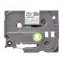 Brother , TZe-135 Laminated Tape , White on Clear , TZe , 8 m , 1.2 cm