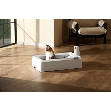 PETKIT Purobot Crystal Duo with Camera Self-Cleaning Cat Litter Box , White