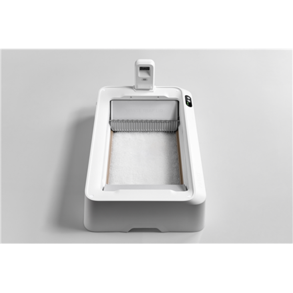 PETKIT Purobot Crystal Duo with Camera Self-Cleaning Cat Litter Box , White