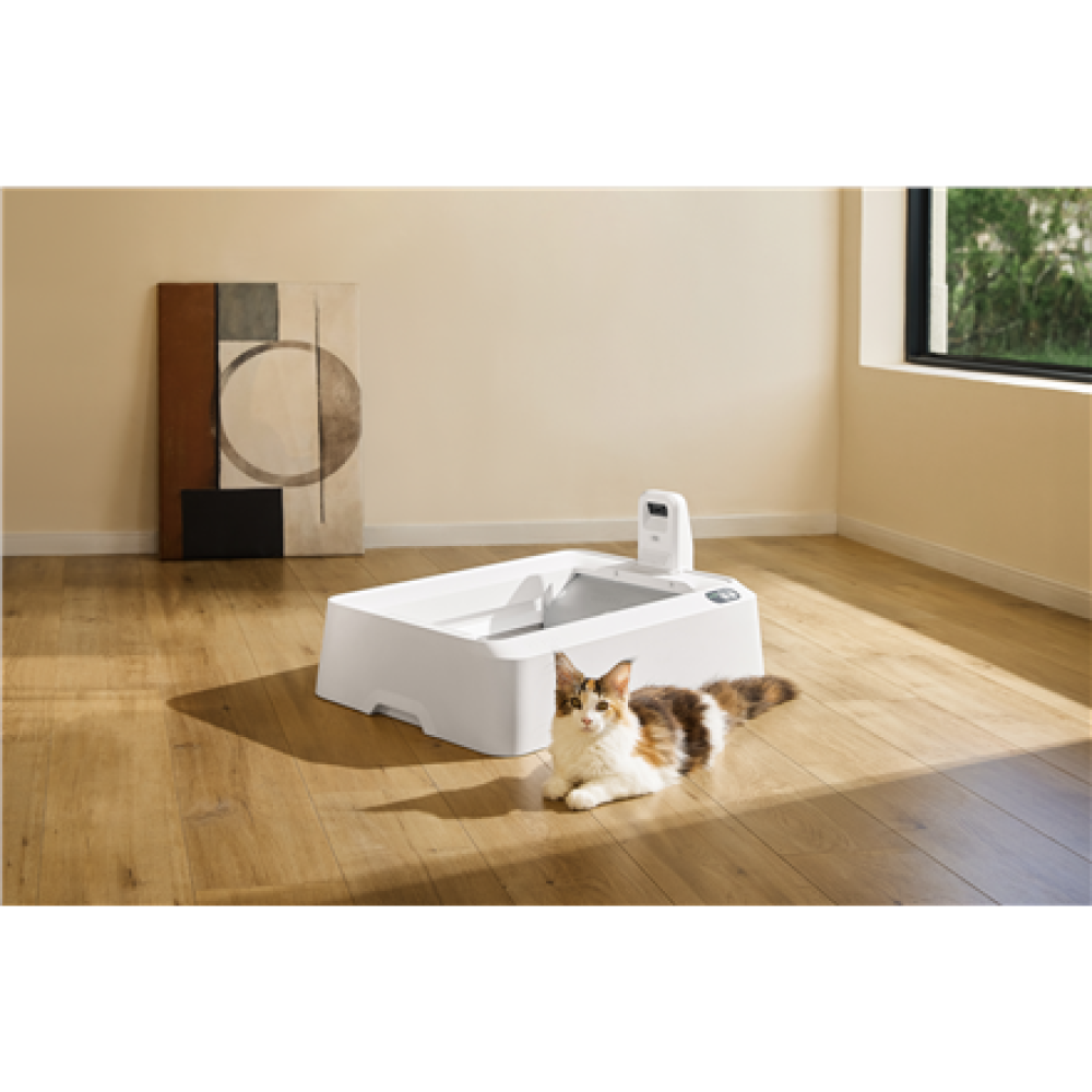 PETKIT Purobot Crystal Duo with Camera Self-Cleaning Cat Litter Box , White