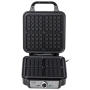 Adler Waffle Maker , AD 3083 , 1800 W , Number of pastry 4 , Belgium , Silver/Black