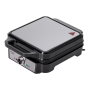Adler Waffle Maker , AD 3083 , 1800 W , Number of pastry 4 , Belgium , Silver/Black