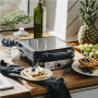 Adler Waffle Maker , AD 3083 , 1800 W , Number of pastry 4 , Belgium , Silver/Black