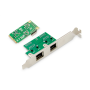 Digitus , Dual Gigabit Ethernet Mini PCI Express Network Card , DN-10134
