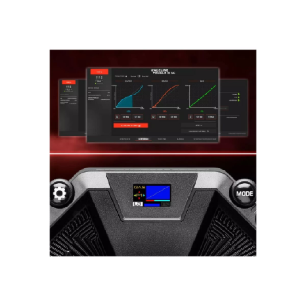 Raceline Pedals III LC WW , Thrustmaster Black