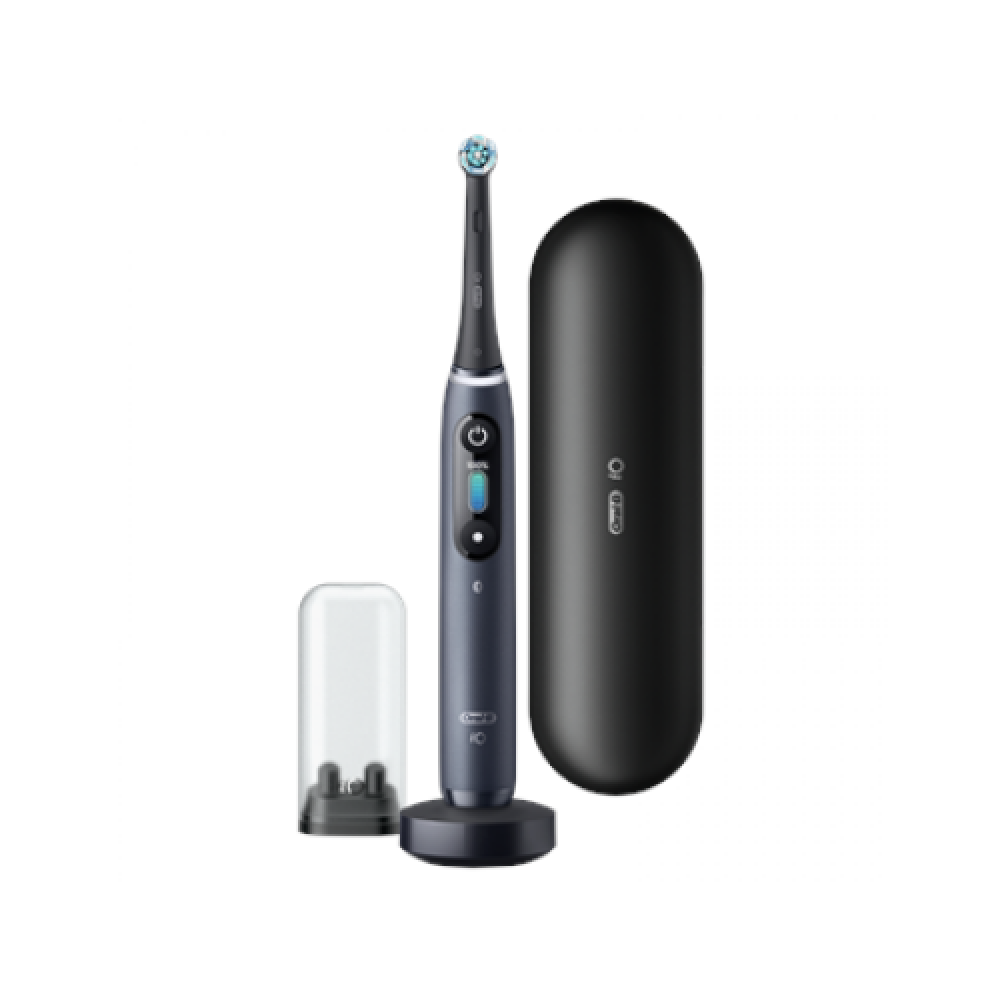 Oral-B , Electric Toothbrush , iO Series 8N , Rechargeable , For adults , Number of brush heads included 1 , Number of teeth brushing modes 6 , Black Onyx