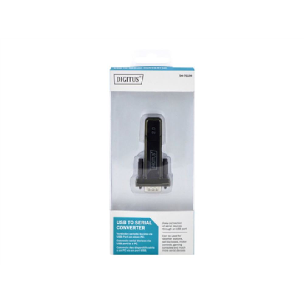 Digitus , DA-70156, USB 2.0 to Serial adapter , RS232 , USB 2.0