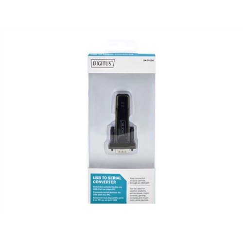 Digitus , DA-70156, USB 2.0 to Serial adapter , RS232 , USB 2.0