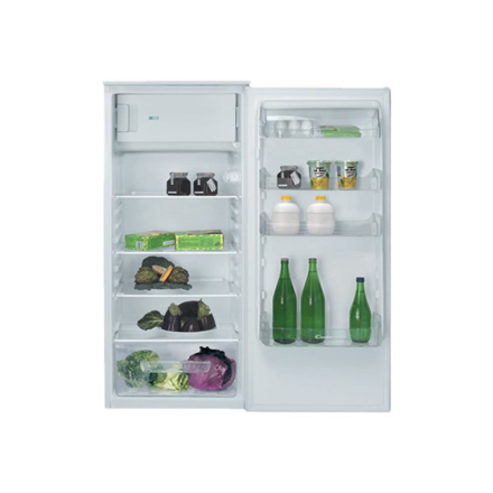 Candy , Refrigerator , CIO 225 NE , Energy efficiency class F , Built-in , Larder , Height 122 cm , Fridge net capacity 163 L , Freezer net capacity 16 L , 39 dB , White