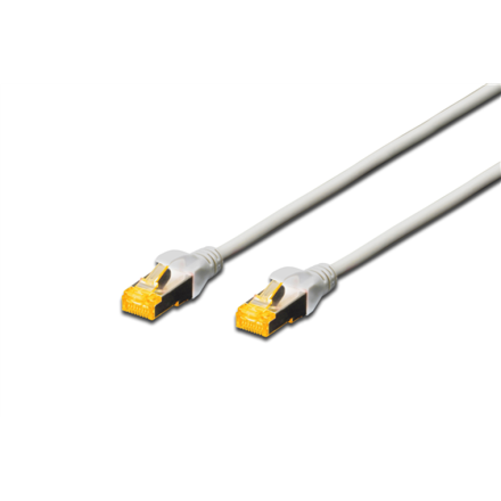 CAT 6A S/FTP , Patch cord , Length 10 m , Grey