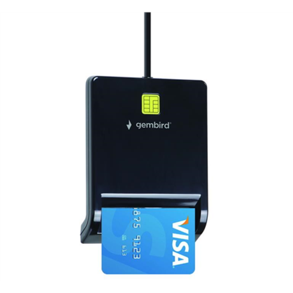 Gembird , USB smart card reader, Black , FD2-SCR , No