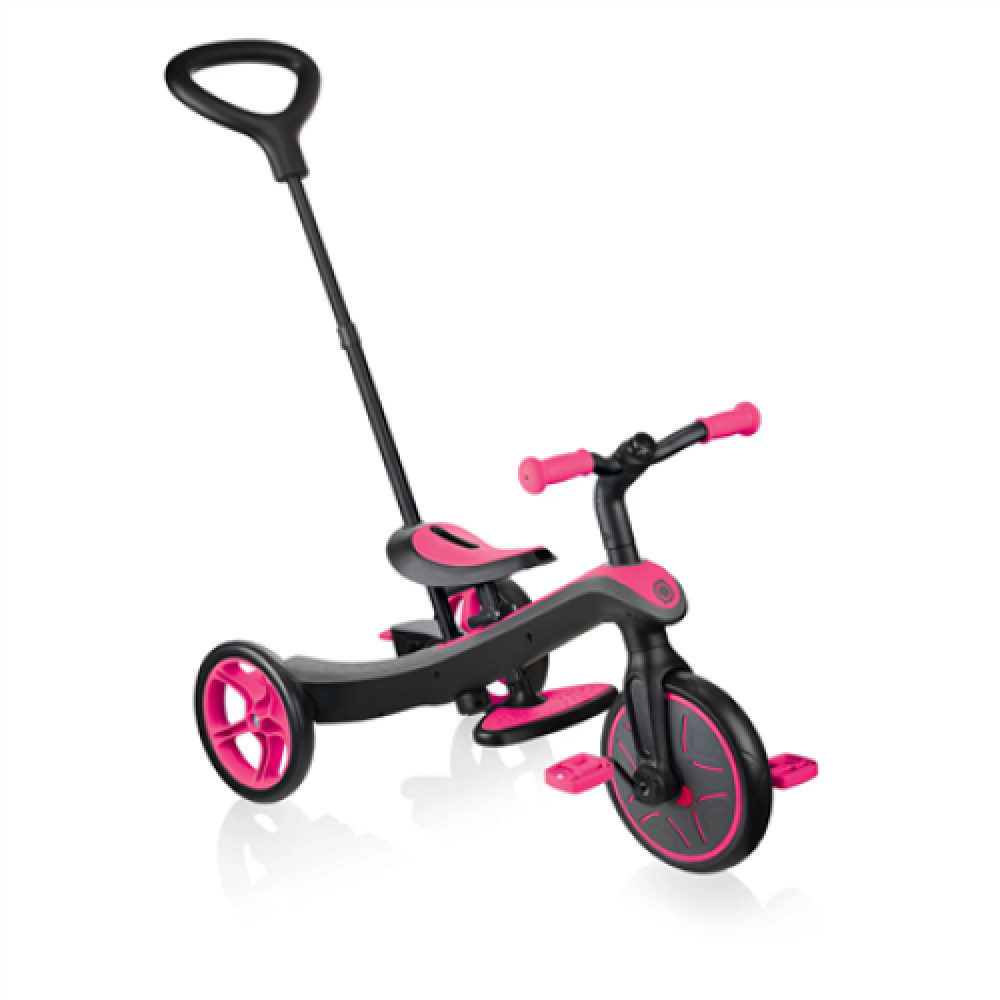 Globber Tricycle and Balance Bike Trike Explorer 4in1 Pink