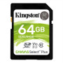 Kingston , Canvas Select Plus , UHS-I , 64 GB , SDXC , Flash memory class 10