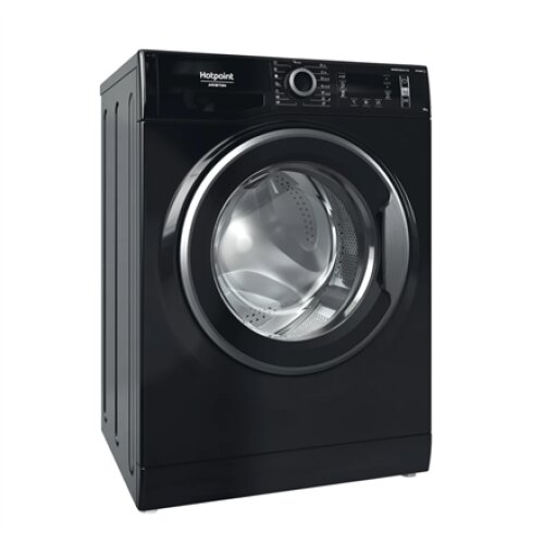 Hotpoint , Washing machine , NLCD 946 BS A EU N , Energy efficiency class A , Front loading , Washing capacity 9 kg , 1400 RPM , Depth 60.5 cm , Width 59.5 cm , Display , LCD , Steam function , Black