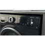 Hotpoint , Washing machine , NLCD 946 BS A EU N , Energy efficiency class A , Front loading , Washing capacity 9 kg , 1400 RPM , Depth 60.5 cm , Width 59.5 cm , Display , LCD , Steam function , Black