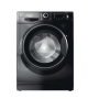 Hotpoint , NLCD 946 BS A EU N , Washing machine , Energy efficiency class A , Front loading , Washing capacity 9 kg , 1400 RPM , Depth 60.5 cm , Width 59.5 cm , Display , LCD , Steam function , Black