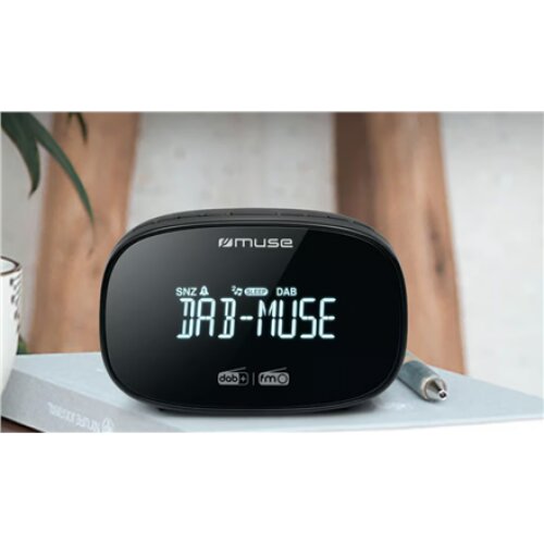 Muse , DAB+/FM Dual Alarm Clock Radio , M-150 CDB , Alarm function , AUX in , Black