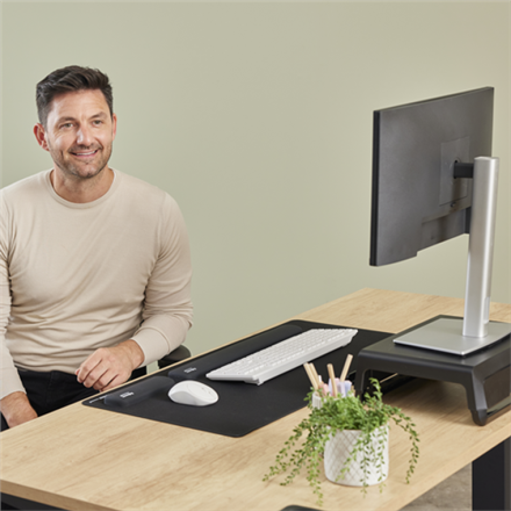 Fellowes , Breyta Keyboard Wrist Rest , Black