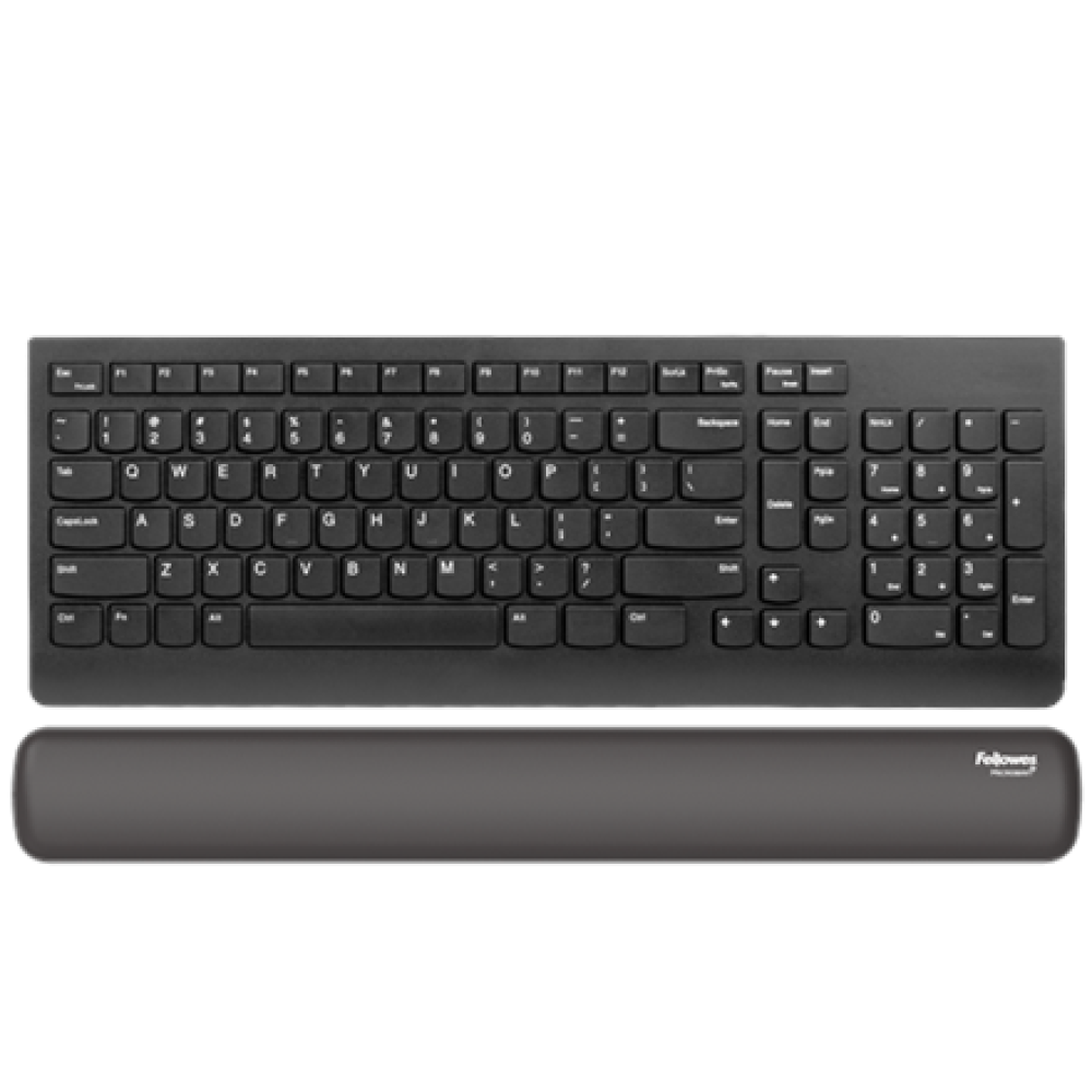 Fellowes , Breyta Keyboard Wrist Rest , Black