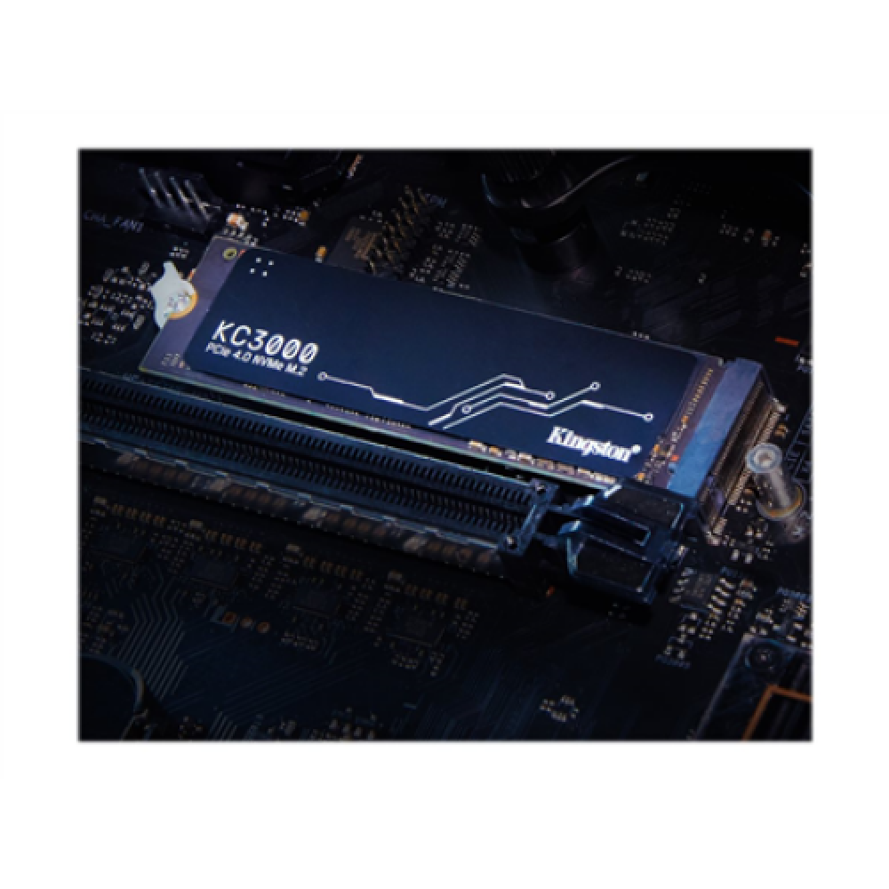 Kingston , SSD , KC3000 , 4096 GB , SSD form factor M.2 2280 , Solid-state drive interface PCIe NVMe Gen 4.0 x 4 , Read speed 7000 MB/s , Write speed 7000 MB/s