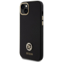 GUESS , GUHCP15M4DGPK , Back cover , Apple , iPhone 15 Plus/14 Plus , TPU, Silicone, Microfiber , Black
