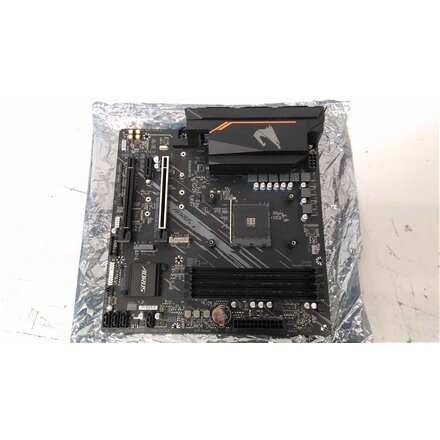 SALE OUT. Gigabyte B550M AORUS ELITE AXG13 , Processor family AMD , Processor socket AM4 , DDR4 , Number of SATA connectors 4 , USED, REFURBISHED, WITHOUT ACCESSORIES, ONLY BACKPANEL AND ANTENNA INCLUDED