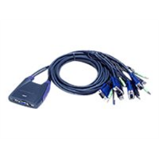 Aten 4-Port USB VGA/Audio Cable KVM Switch , Aten , 4-Port USB VGA/Audio Cable KVM Switch (0.9m, 1.2m)