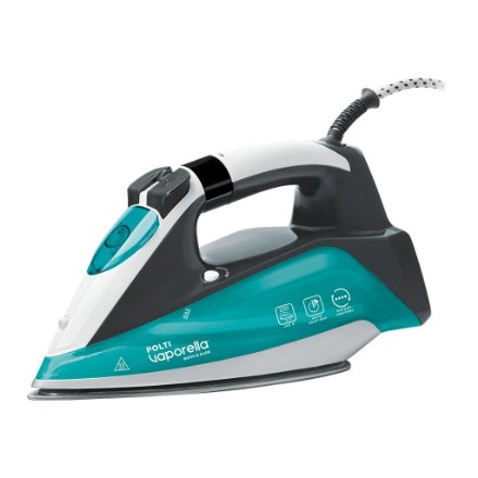 Polti Iron PLEU0253 Vaporella Quick & Slide QS220 Steam Iron 2400 W Water tank capacity 350 ml Continuous steam 40 g/min White/Blue/Black