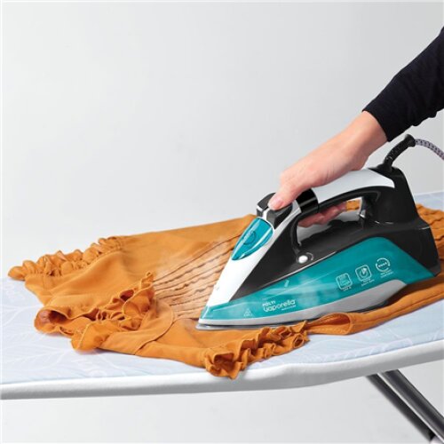 Polti Iron PLEU0253 Vaporella Quick & Slide QS220 Steam Iron 2400 W Water tank capacity 350 ml Continuous steam 40 g/min White/Blue/Black