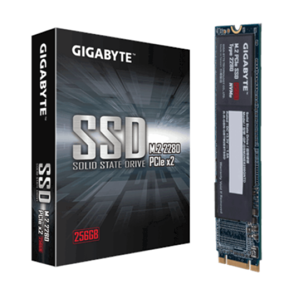 Gigabyte , GP-GSM2NE8256GNTD , 256 GB , Solid-state drive interface M.2 NVME , Read speed 1200 MB/s , Write speed 800 MB/s