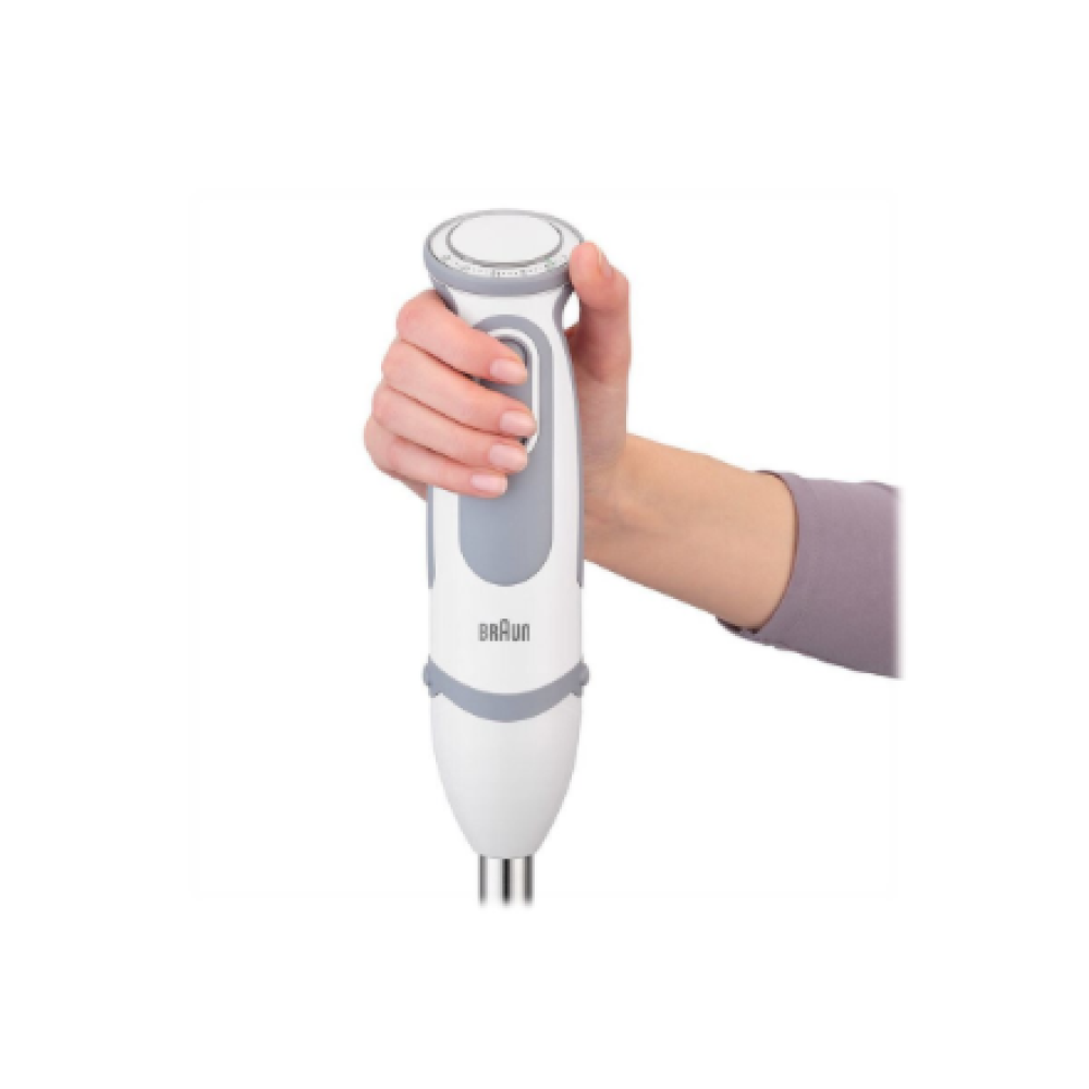Braun , Hand Blender MultiQuick 5 Vario , MQ 5220 WH , Hand Blender , 1000 W , Number of speeds 21 , Turbo mode , White/Grey