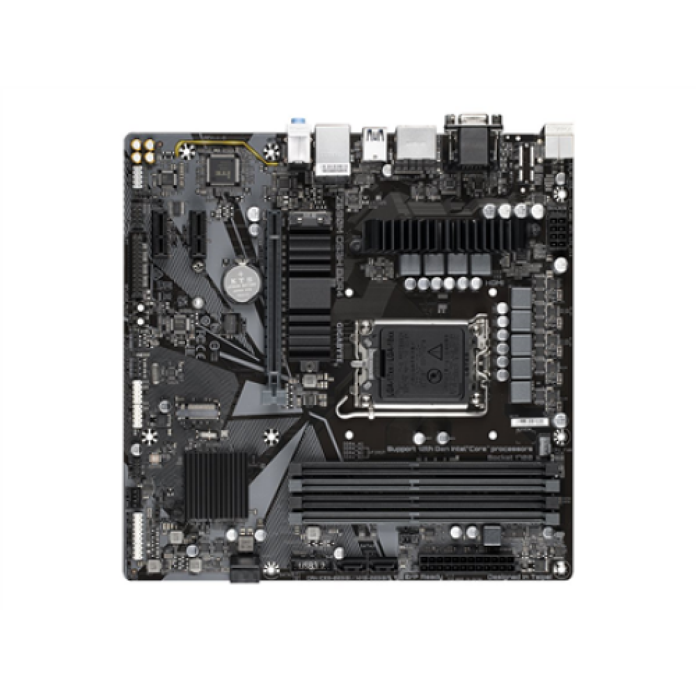 Gigabyte Z690M DS3H DDR4 1.0 M/B Processor family Intel Processor socket LGA1700 DDR4 DIMM Memory slots 4 Supported hard disk drive interfaces SATA, M.2 Number of SATA connectors 4 Chipset Intel Z690 Express Micro ATX