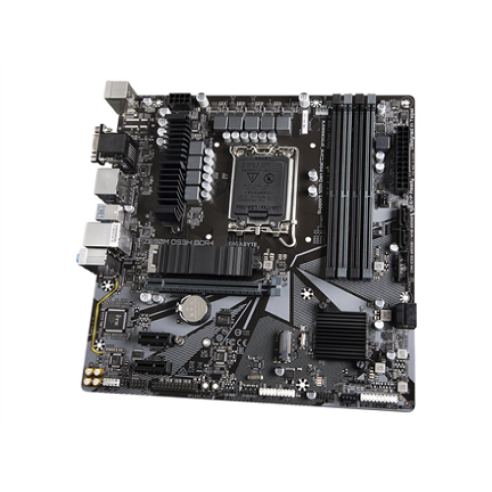 Gigabyte Z690M DS3H DDR4 1.0 M/B Processor family Intel Processor socket LGA1700 DDR4 DIMM Memory slots 4 Supported hard disk drive interfaces SATA, M.2 Number of SATA connectors 4 Chipset Intel Z690 Express Micro ATX