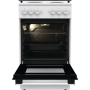 Gorenje Cooker , GE5A21WH , Hob type Electric , Oven type Electric , White , Width 50 cm , Grilling , Depth 59.4 cm , 68 L