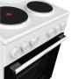 Gorenje Cooker , GE5A21WH , Hob type Electric , Oven type Electric , White , Width 50 cm , Depth 59.4 cm , Grilling , Energy efficiency class A , 68 L