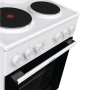 Gorenje Cooker , GE5A21WH , Hob type Electric , Oven type Electric , White , Width 50 cm , Grilling , Depth 59.4 cm , 68 L