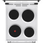 Gorenje Cooker , GE5A21WH , Hob type Electric , Oven type Electric , White , Width 50 cm , Depth 59.4 cm , Grilling , Energy efficiency class A , 68 L