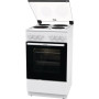 Gorenje Cooker , GE5A21WH , Hob type Electric , Oven type Electric , White , Width 50 cm , Depth 59.4 cm , Grilling , Energy efficiency class A , 68 L