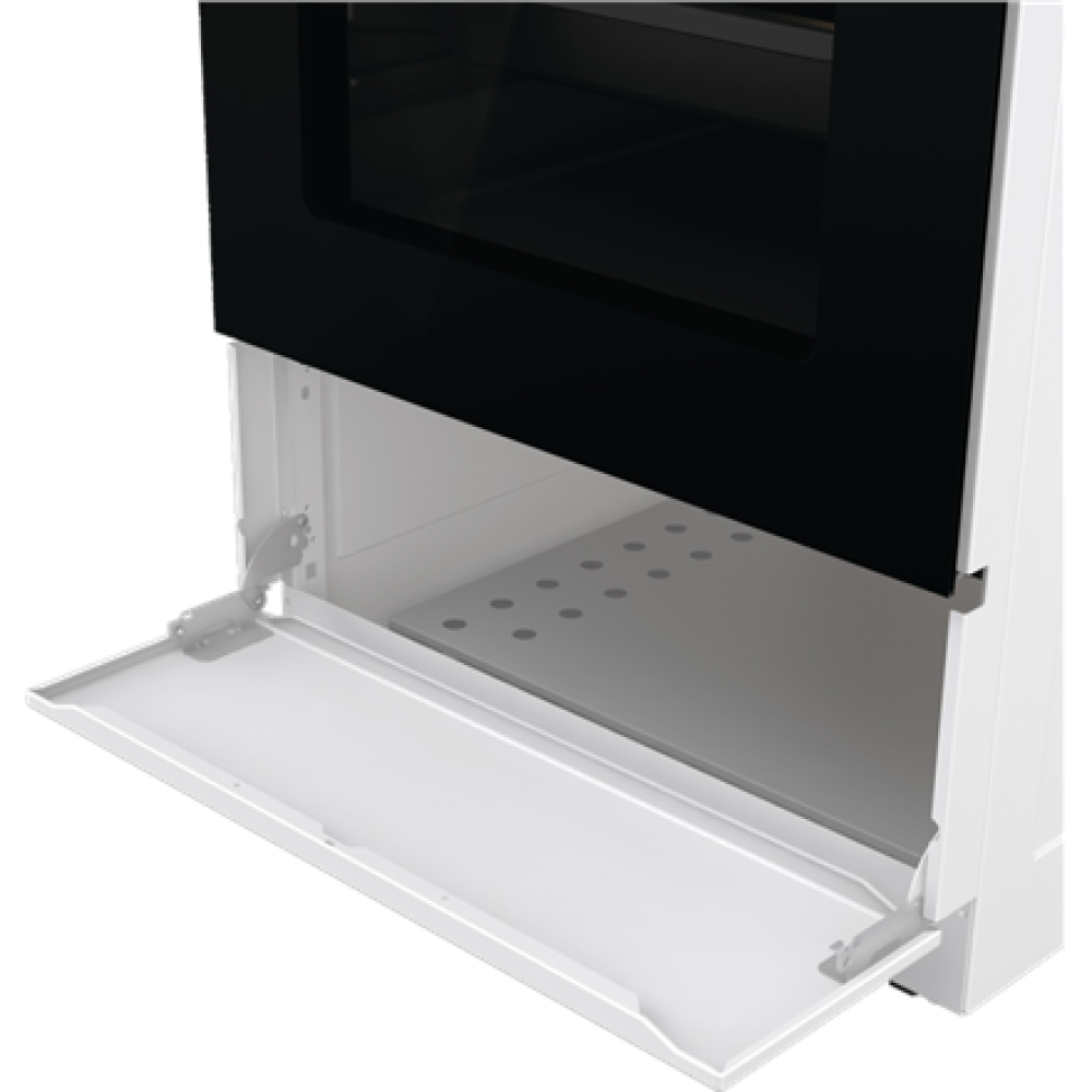 Gorenje Cooker , GE5A21WH , Hob type Electric , Oven type Electric , White , Width 50 cm , Grilling , Depth 59.4 cm , 68 L