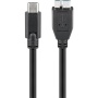 Goobay , Round cable , USB-C to micro-B 3.0 cable , 67995 , micro-B 3.0 , USB-C (male)