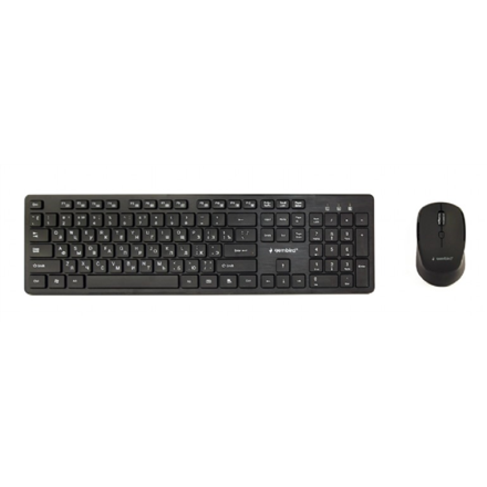 Gembird KBS-WCH-04-RU , Keyboard and Mouse Set , Wireless , Russian , Black