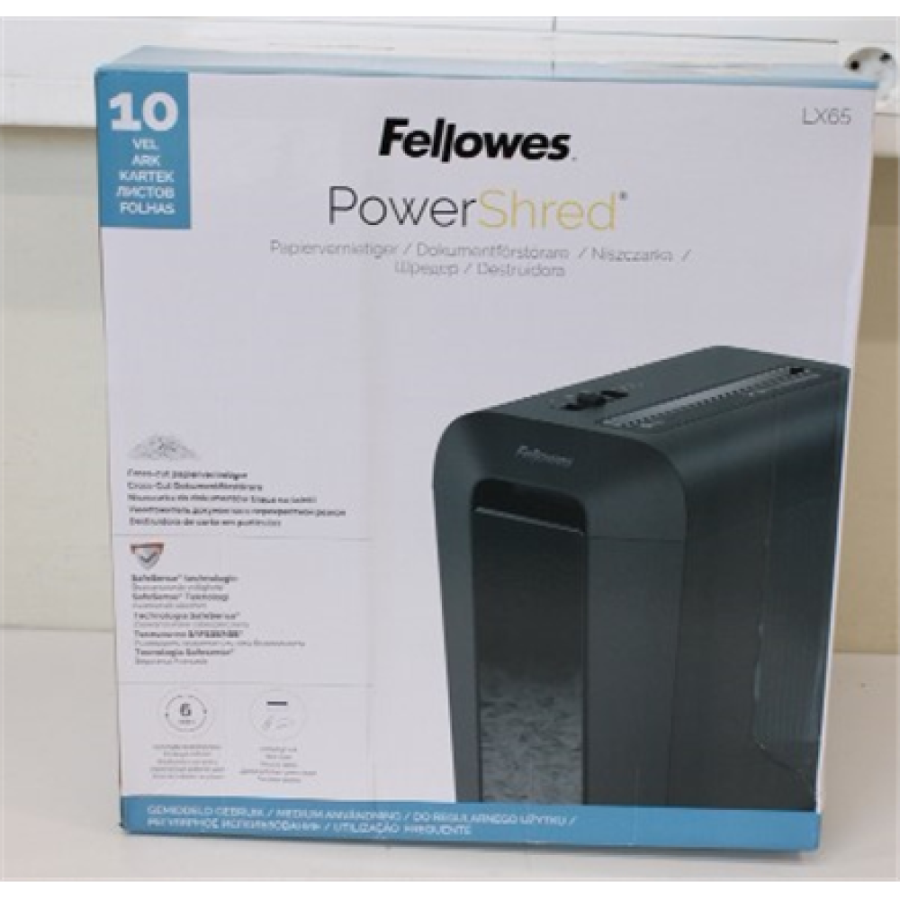 Sale Out. , Cross-Cut , LX65 , Black , Paper shredding , Credit cards shredding , DAMAGED PACKAGING, SCRATCHED , Traditional