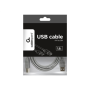 Cablexpert CCP-USB2-AMBM-6G USB 2.0 A-plug B-plug 6ft cable, grey color , Cablexpert , USB 2.0 A-plug B-plug 6ft cable