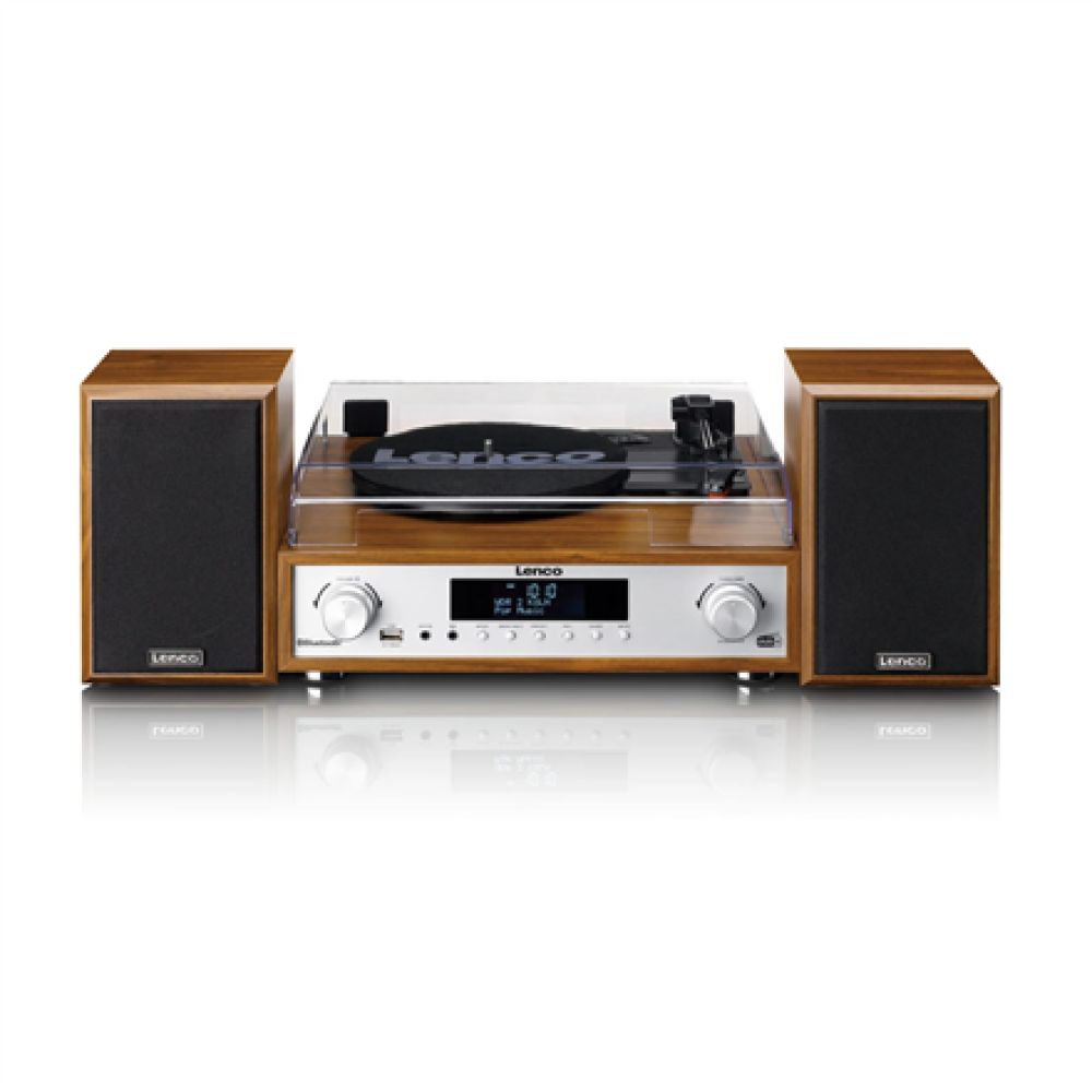 Lenco , HiFi Stereo system with Record Player, DAB+/FM radio, and Bluetooth , MC-160WD , Stereo system , USB port , AUX in