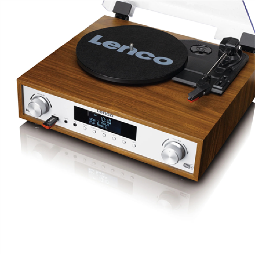 Lenco , HiFi Stereo system with Record Player, DAB+/FM radio, and Bluetooth , MC-160WD , Stereo system , USB port , AUX in