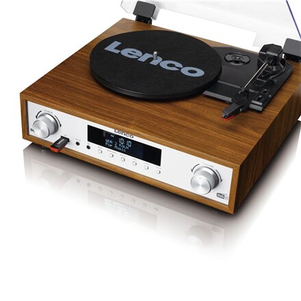 Lenco , HiFi Stereo system with Record Player, DAB+/FM radio, and Bluetooth , MC-160WD , Stereo system , USB port , AUX in