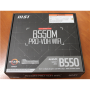 SALE OUT. MSI B550M PRO-VDH WIFI , Processor family AMD , Processor socket AM4 , DDR4 , Memory slots 4 , Chipset AMD B , Micro ATX , USED, REFURBISHED, WITHOUT ACCESSORIES, ONLY ANTENNAS AND BACKPANEL INCLUDED