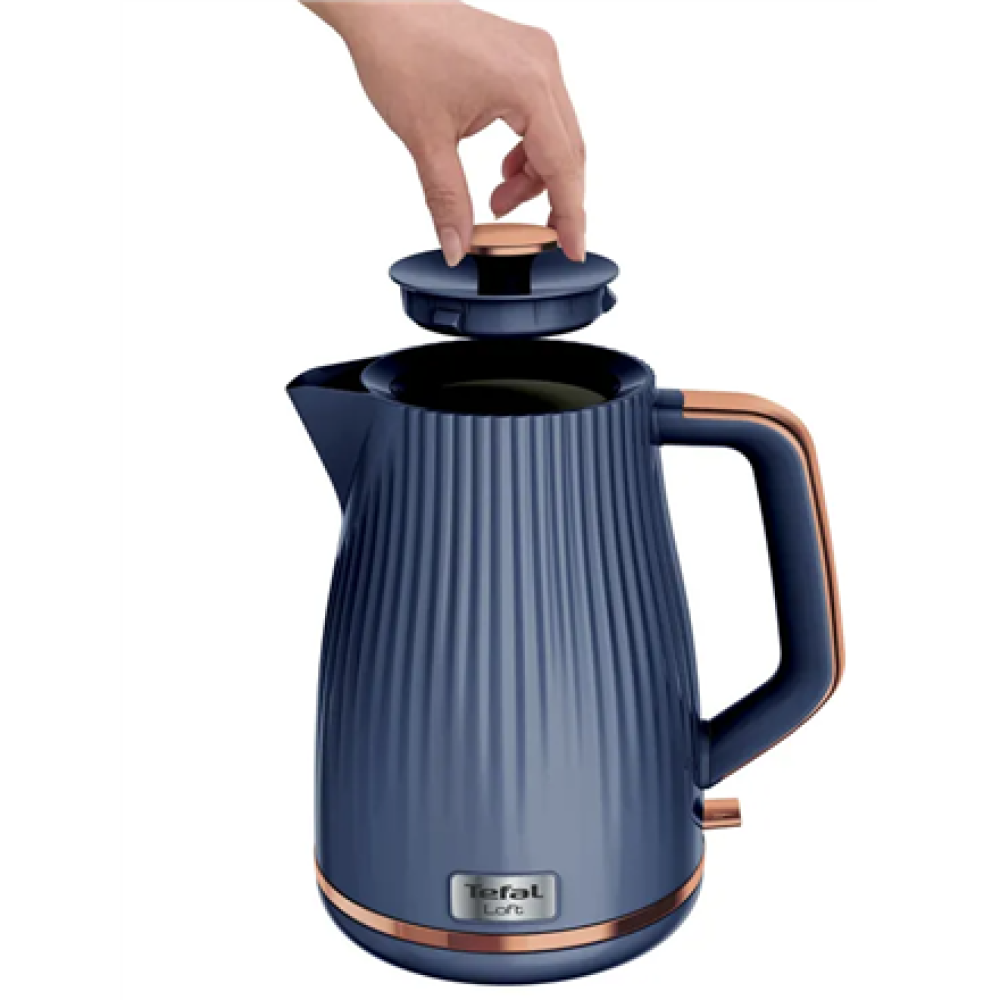 TEFAL Kettle , KO251430 , Electric , 2400 W , 1.7 L , Plastic , 360° rotational base , Blue