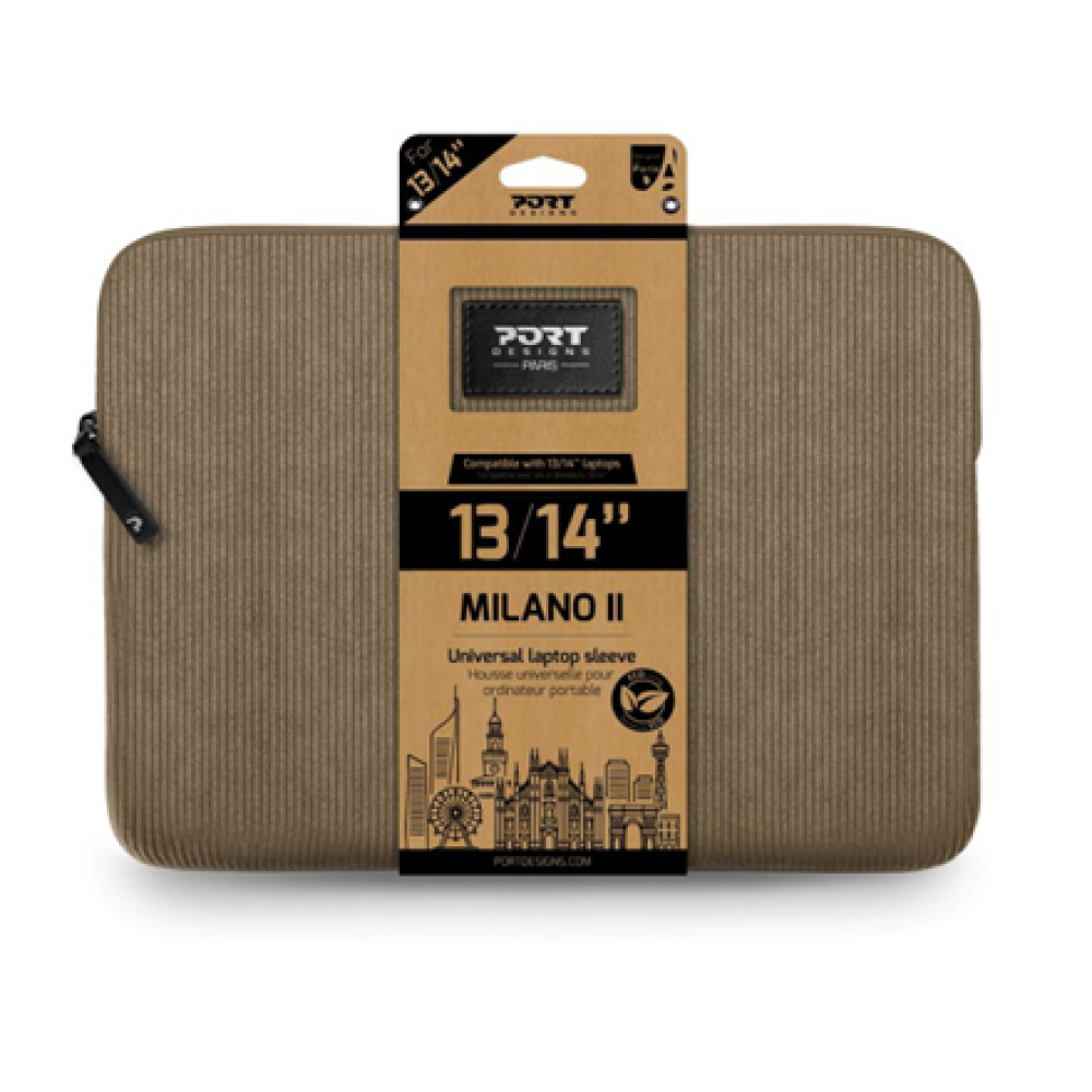 PORT DESIGNS MILANO II ECO , Fits up to size 13/14 , Sleeve , Brown